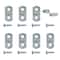 24 Packs: 8 ct. (192 total) Metal Offset Clips by Studio Décor®